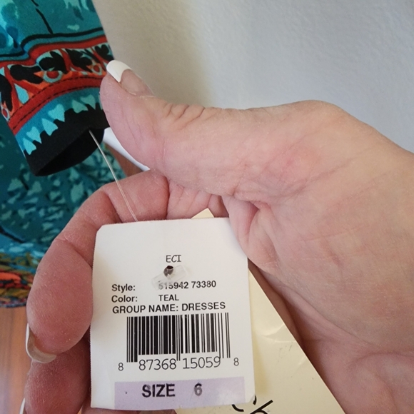 NWT EIC Women's Sheath Dress Size 6 - Picture 3 of 7